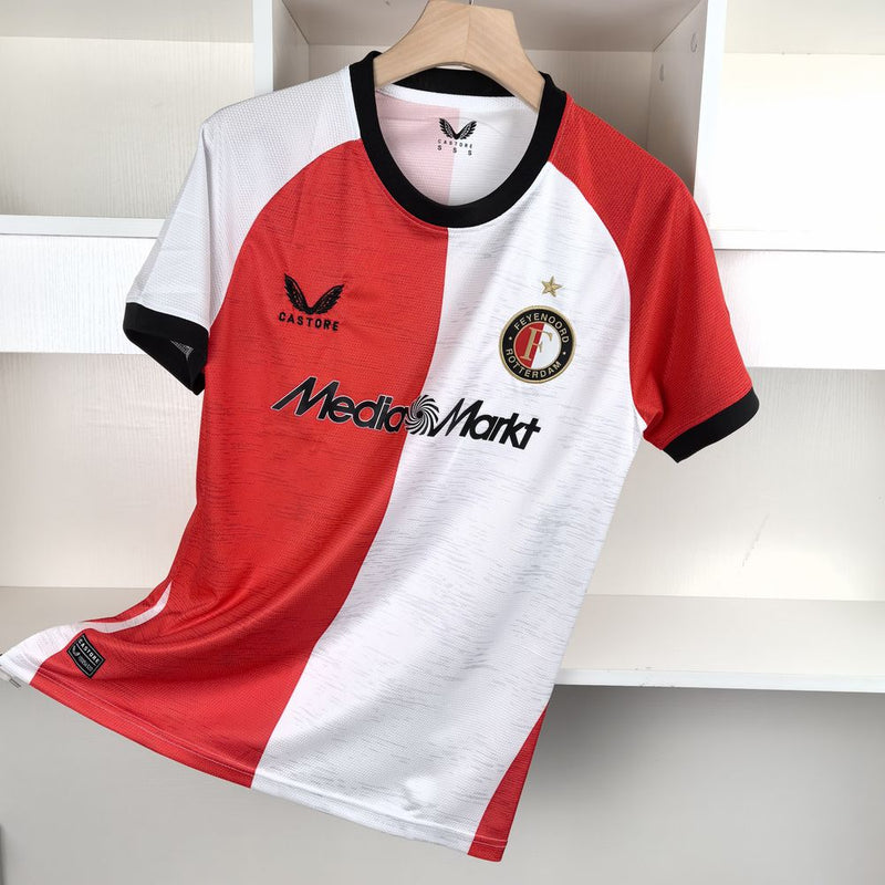 Camisa Feyenoord 24/25 Castore - Vermelho e Branco