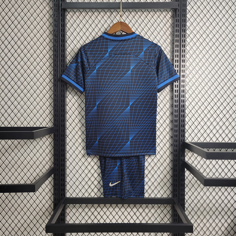 Kit Infantil Chelsea II 23/24 Nike - Azul