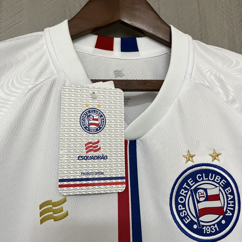 Camisa Bahia 2024 [Com Patrocínios] Esquadrão - Branca