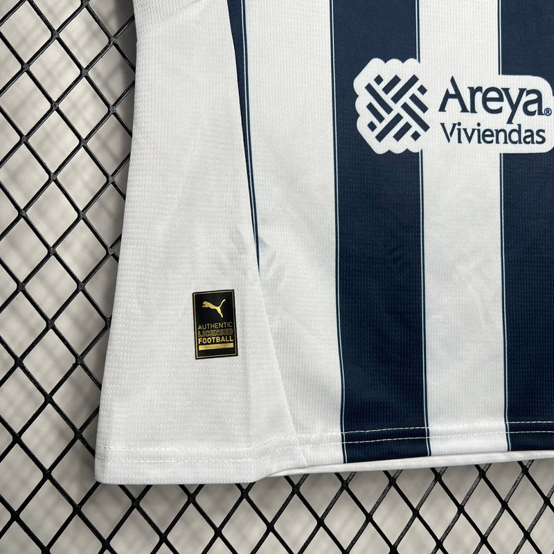 Camisa Monterrey Feminina 2024 Puma - Branca e Azul