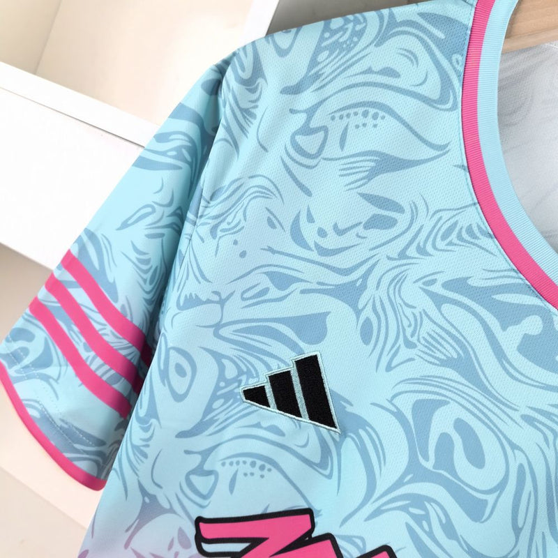 Camisa Inter Miami Edição Especial 2024 Adidas - Rosa e Azul