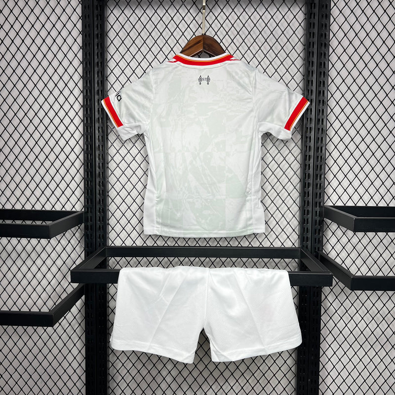 Kit Infantil Liverpool 24/25 Nike - Branco