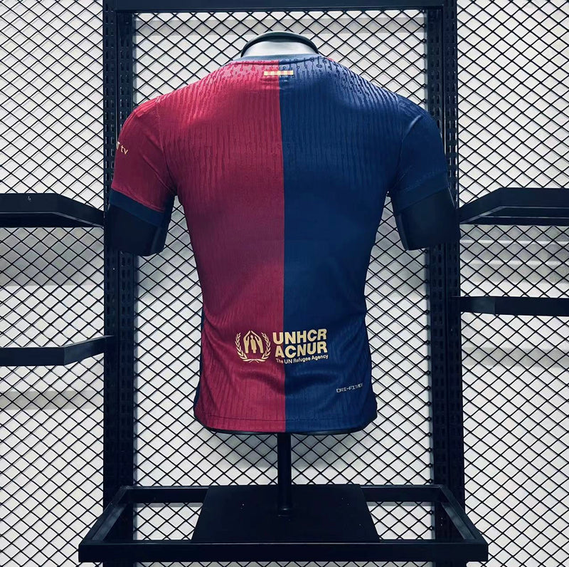 Camisa Barcelona 24/25 Azul e Vermelha - Nike - Masculino Jogador