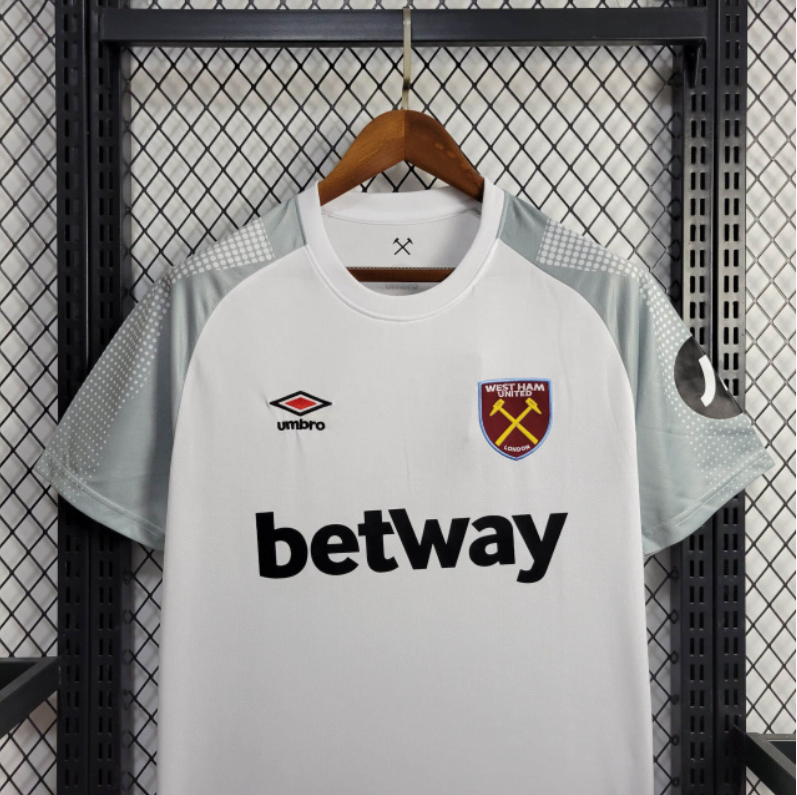 Camisa West Ham United 24/25 Umbro - Branco