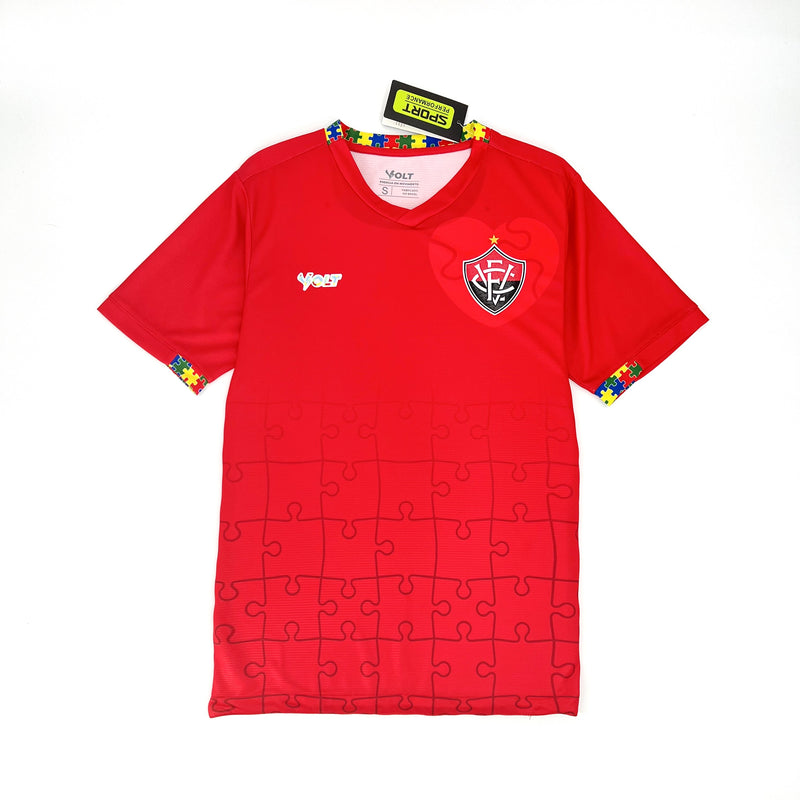 Camisa Vitória Autismo 2024 Volt - Vermelho