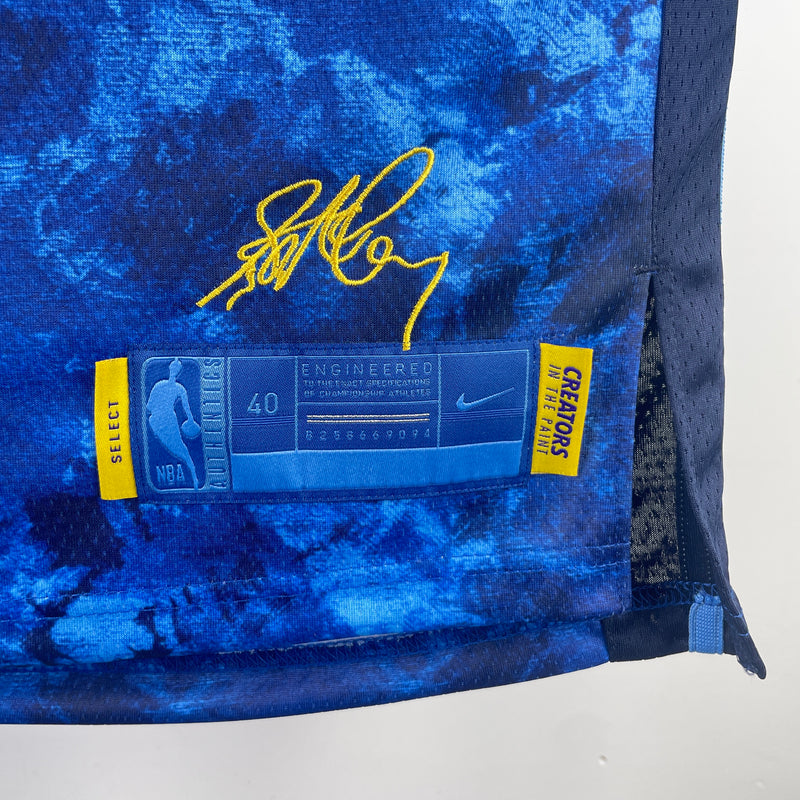 Regata Golden State Warriors Edição Limitada Curry Masculina 2023 - Azul