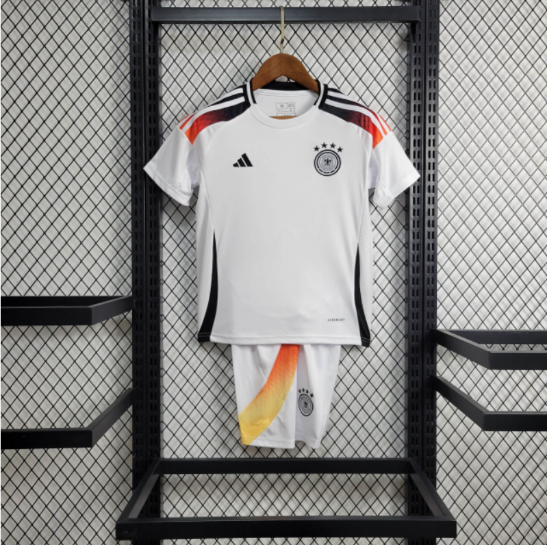 Kit Infantil Seleção Alemanha 2024 Adidas - Branca