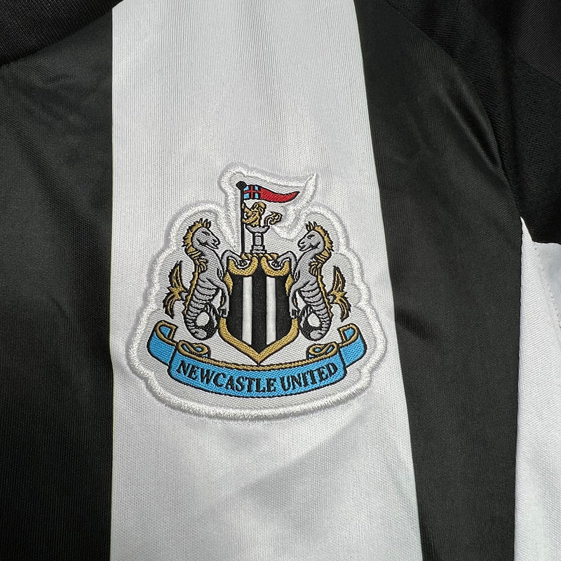 Kit Infantil Newcastle 24/25 Adidas - Preto e Branco