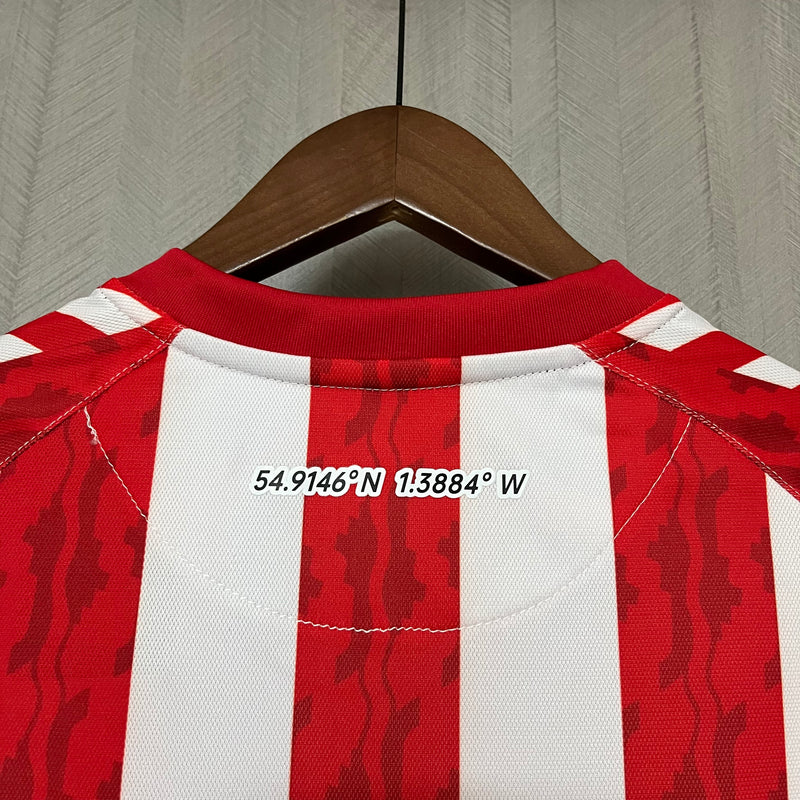 Camisa Sunderland 24/25 Hummel - Branco e Vermelho