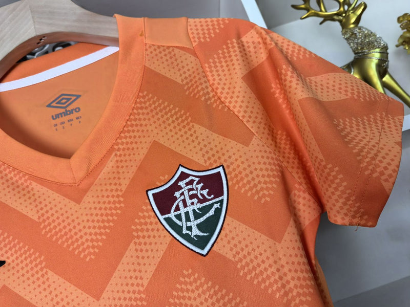 Camisa Fluminense Feminina 2024 Umbro - Laranja