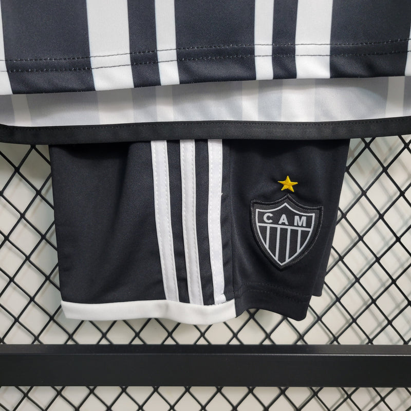 Kit Infantil Atlético Mineiro 23/24 Adidas - Listrado