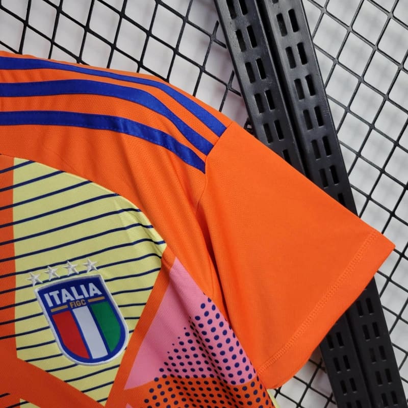 Camisa Seleção Itália Goleiro 2024 Adidas - Laranja