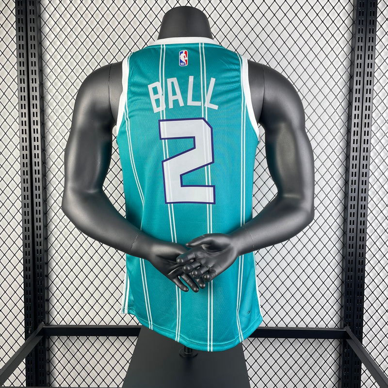 Regata Charlotte Hornets Masculina - Azul claro