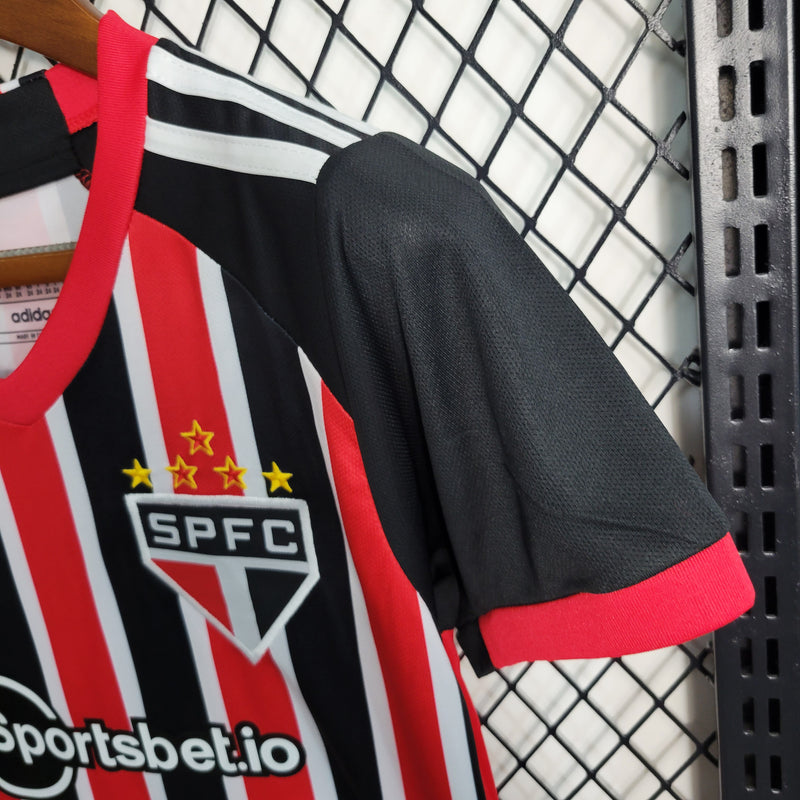 Kit Infantil São Paulo II 23/24 Adidas - Tricolor