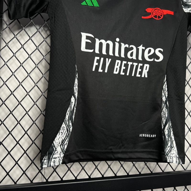 Kit Infantil Arsenal 24/25 Adidas - Preto