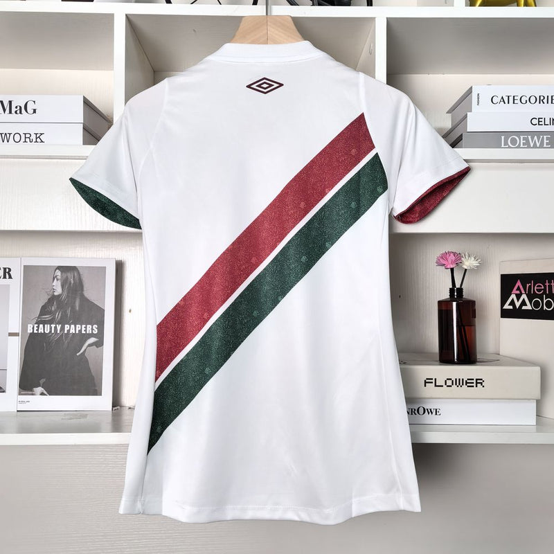 Camisa Fluminense Feminina 2024 Umbro - Branca