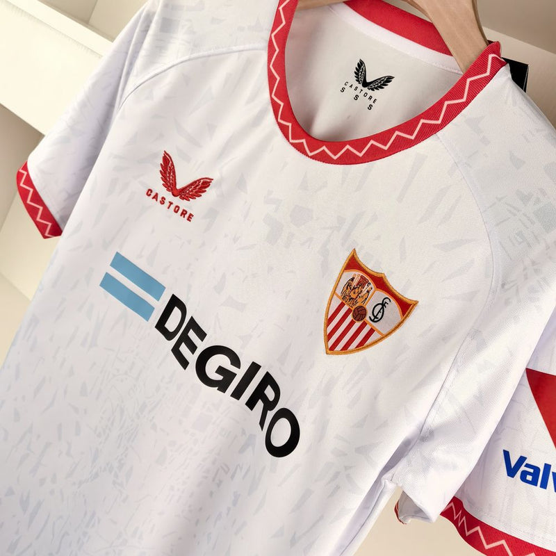 Camisa Sevilla I 24/25 Castore - Branco