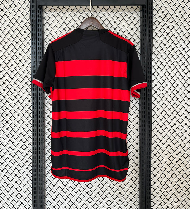 Camisa Flamengo I 2024 Adidas - Rubro Negro