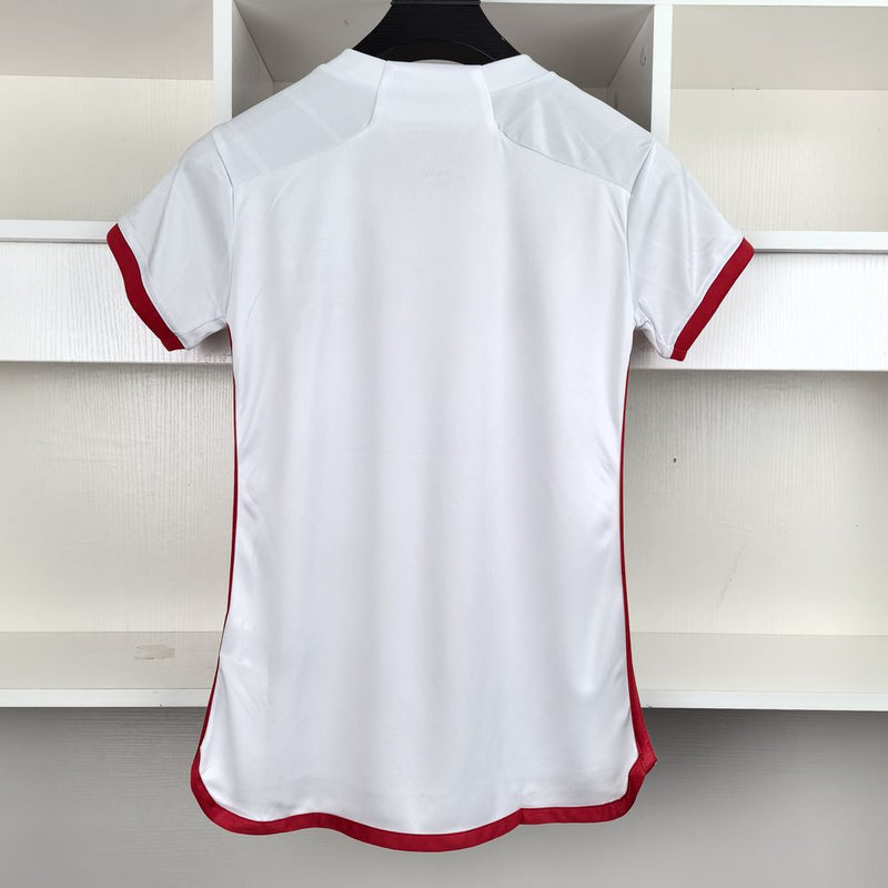 Camisa Flamengo Feminina 2024 Adidas - Branca