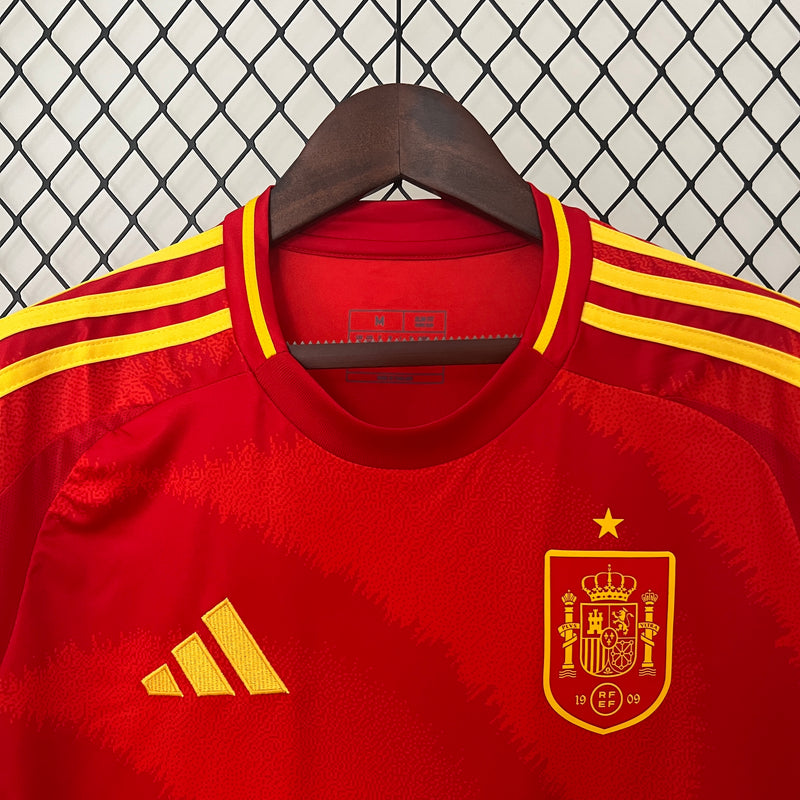 Camisa Seleção Espanha 2024 Adidas - Vermelho