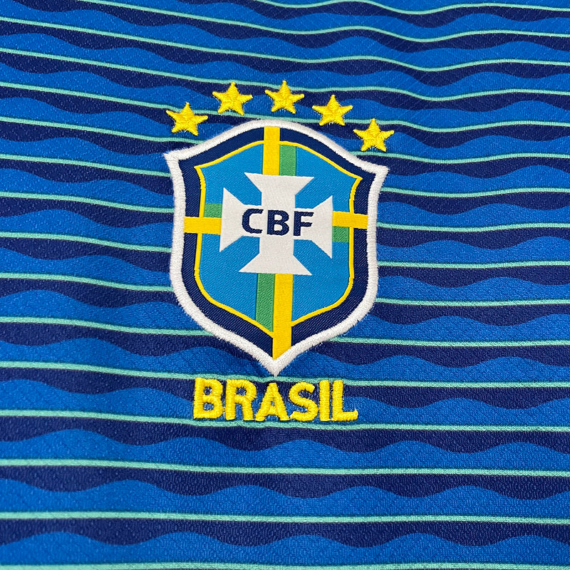 Camisa Seleção Brasil Feminina 2024 Nike - Azul