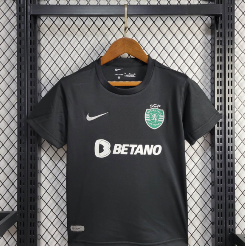 Kit Infantil Sporting 24/25 Nike - Preto