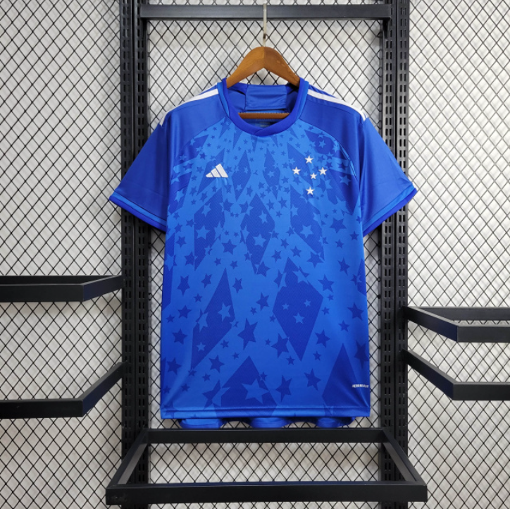 Camisa Cruzeiro I 2024 Adidas - Azul