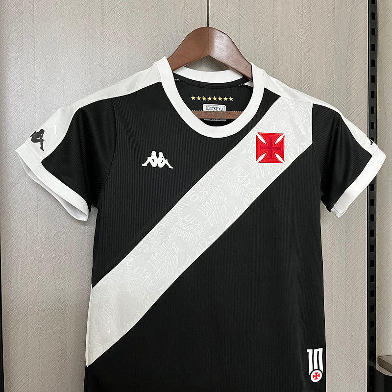 Kit Infantil Vasco da Gama 2024 Kappa - Preto