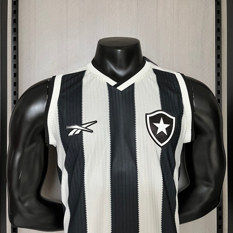 Camisa Botafogo Regata 2024 Rebook - Branca e Preto