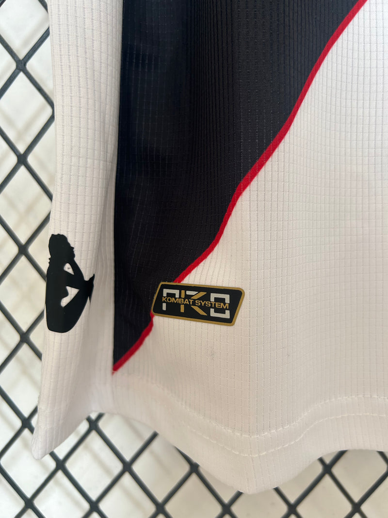 Camisa Regata Vasco 2024 Kappa - Branco com listra Preta