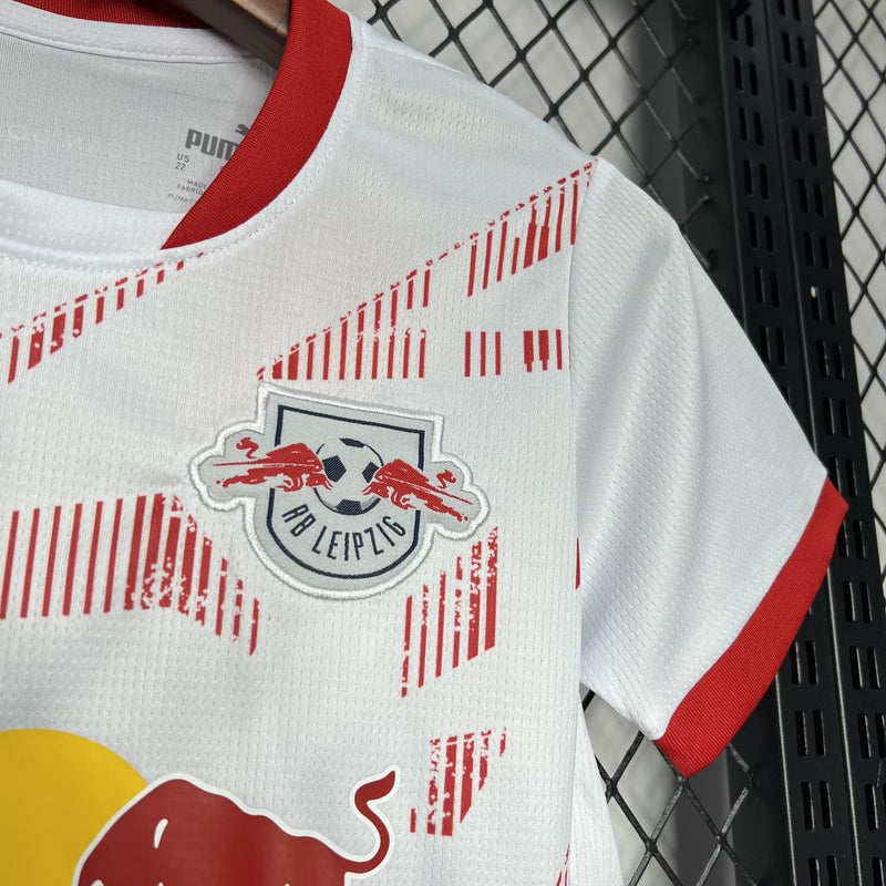 Kit Infantil RB Leipzig 24/25 Puma - Branco