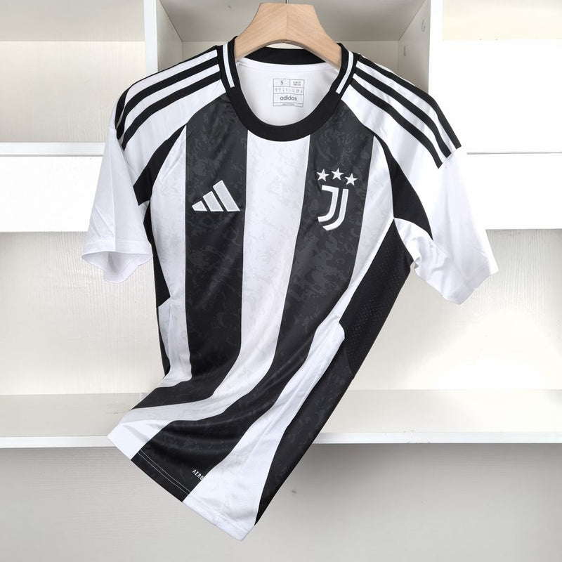 Camisa Juventus 24/25 Adidas - Branca e Preto