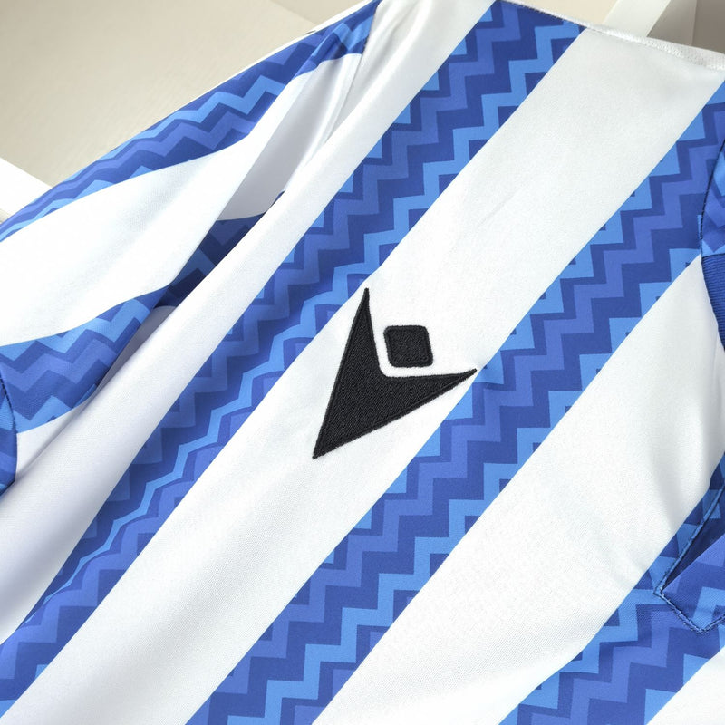 Camisa Sheffield Wednesday 24/25 Lotto - Branca e Azul