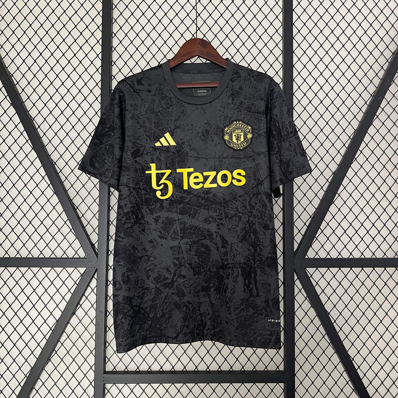 Camisa de Treino Manchester United 23/24 Adidas - Preto