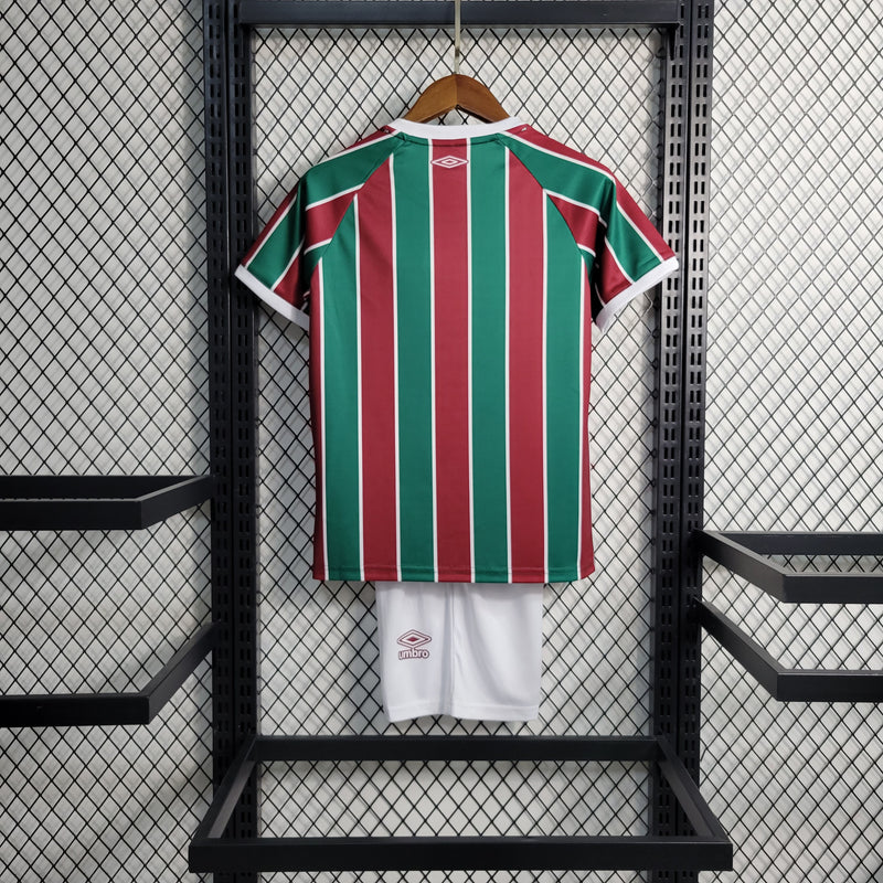 Kit Infantil Fluminense I 23/24 Umbro - Verde e Vermelho