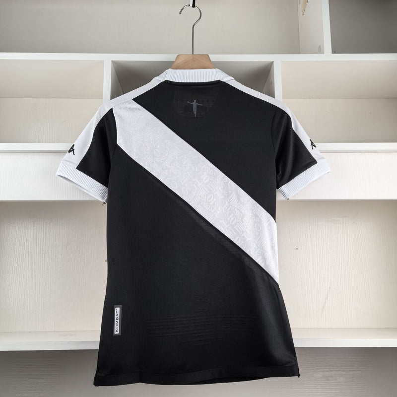 Camisa Vasco Feminina 2024 Kappa - Preta