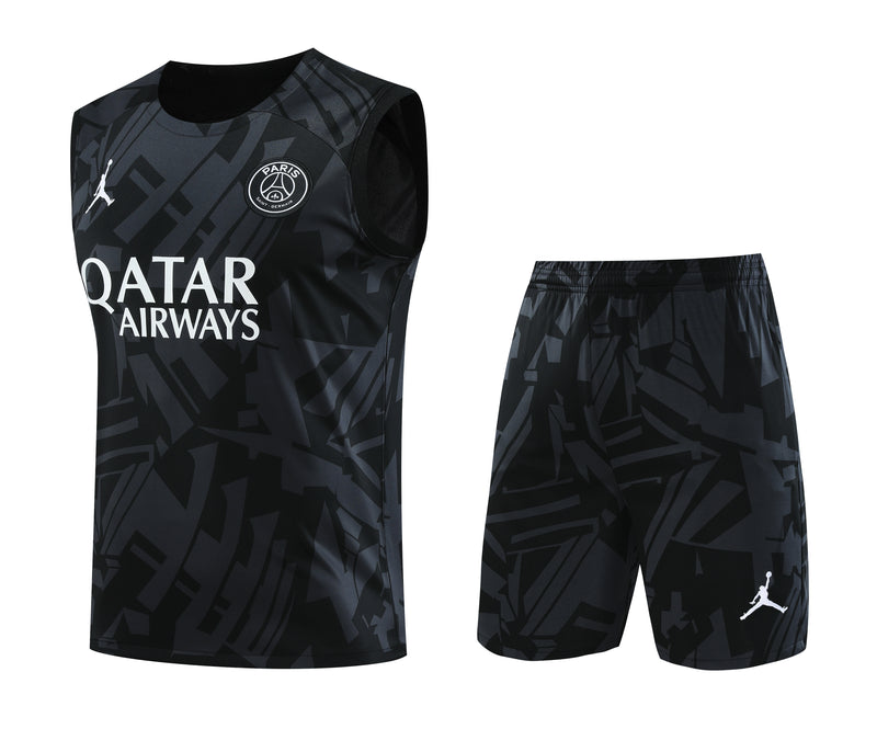 Kit Treino PSG II 2023/24 Nike - Preto