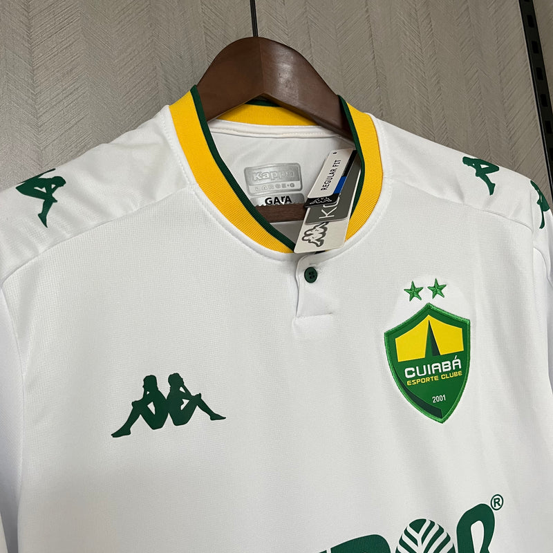 Camisa Cuiabá [Com Patrocínio] 2024 Kappa - Branca