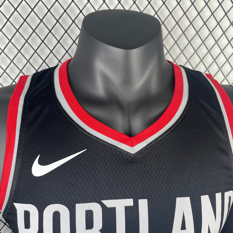 Regata Portland Trail Blazers Masculina - Preta