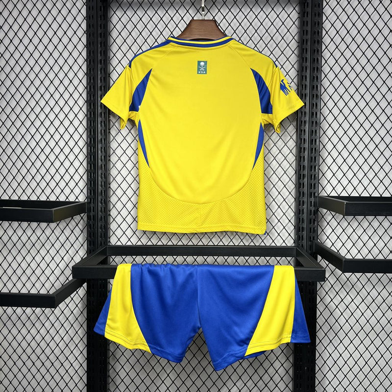 Kit Infantil Al Nassr 24/25 Adidas - Amarelo