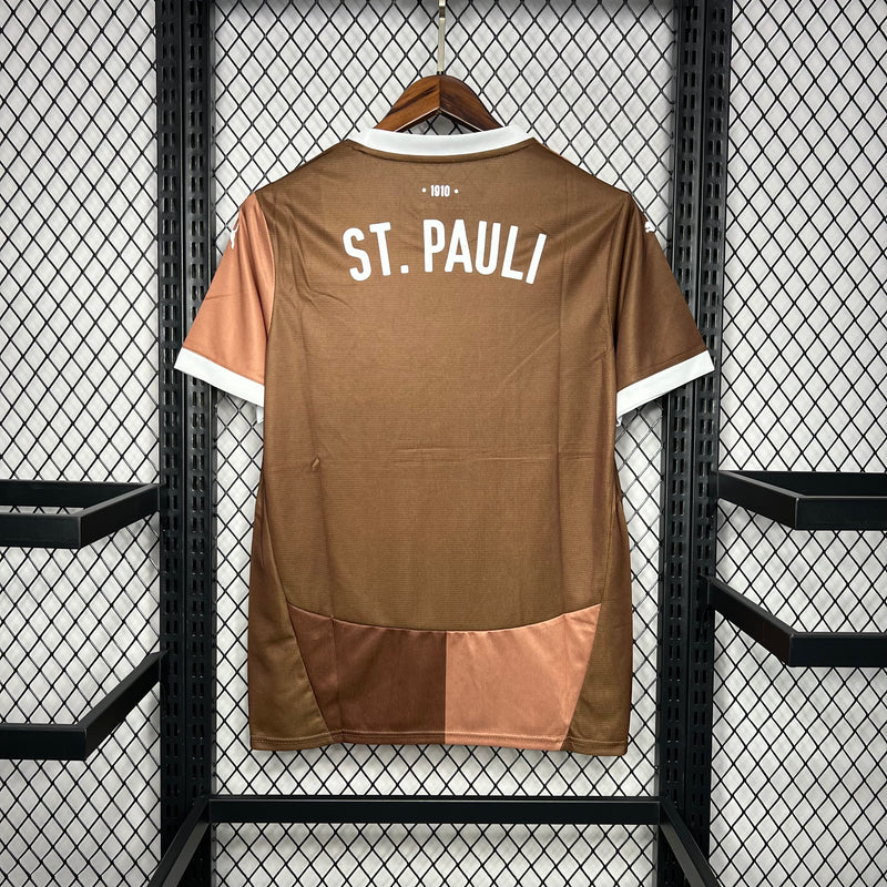 Camisa FC St. Pauli 24/25 Puma - Marrom