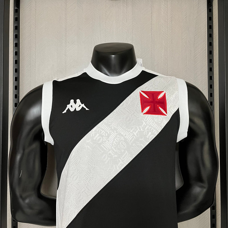 Camisa Vasco Regata 24/25 Kappa - Preta e Branca