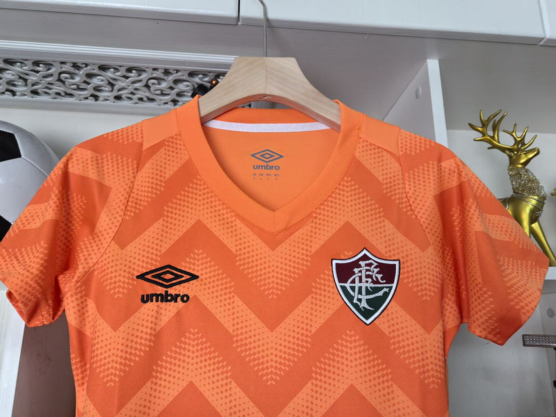 Camisa Fluminense Feminina 2024 Umbro - Laranja