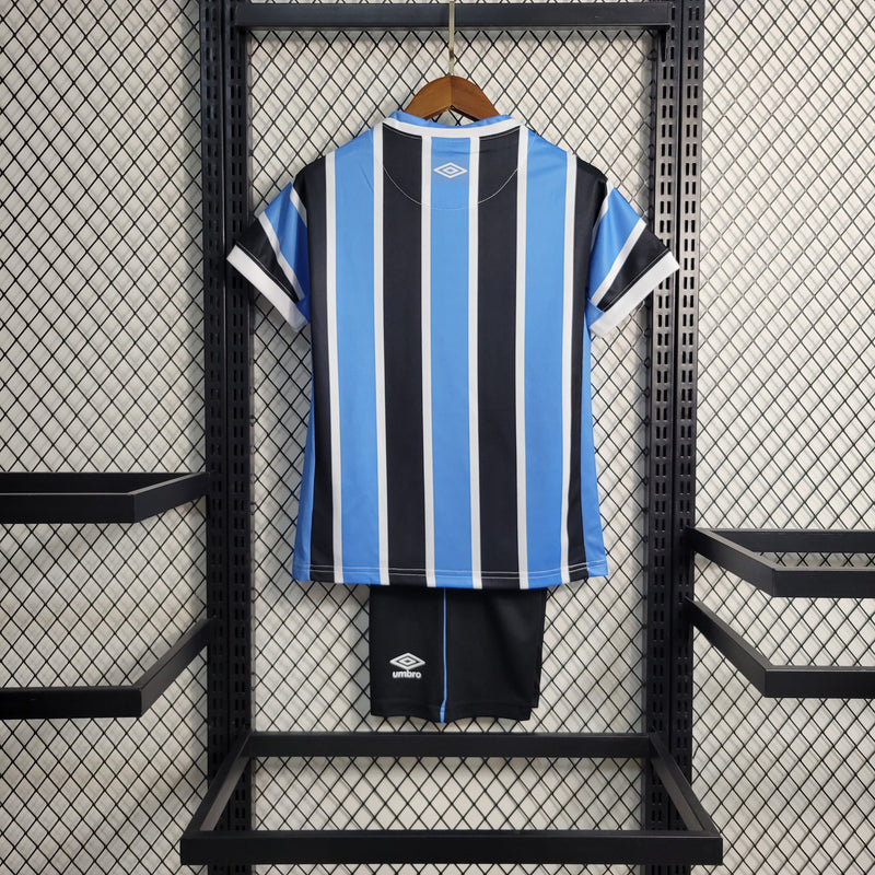 Kit Infantil Grêmio I 23/24 Umbro - Tricolor