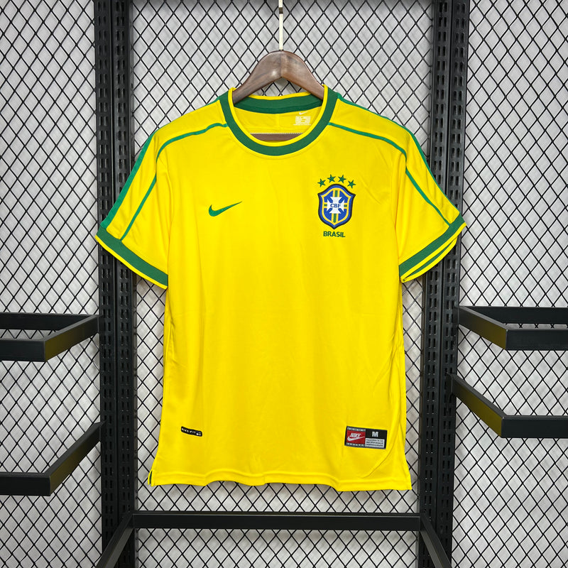 Camisa Seleção Brasileira Retrô 1998 Amarela - Nike