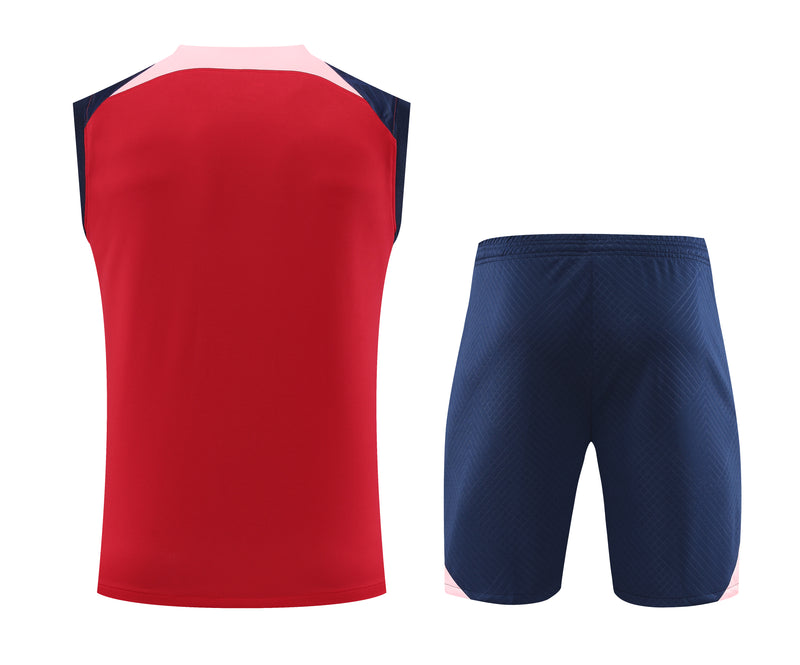 Kit Treino Atlético de Madrid 2023/24 Nike - Vermelho