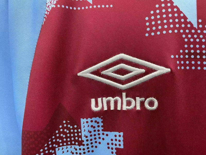 Camisa Burnley FC I 22/23 Umbro - Vinho e Azul