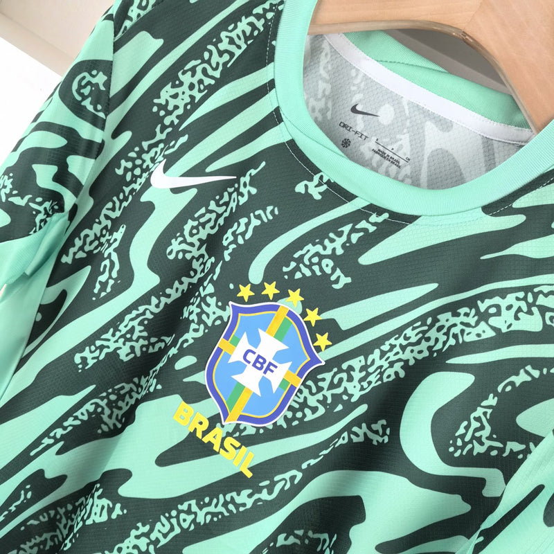 Camisa de Treino Seleção Brasil 2024 Nike - Verde