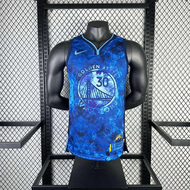 Regata Golden State Warriors Edição Limitada Curry Masculina 2023 - Azul