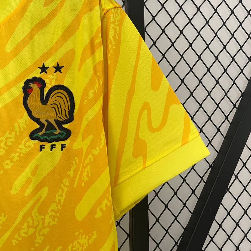 Camisa Seleção França Goleiro 2024 Nike - Amarela